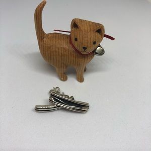 Sterling silver earrings — geometrical design